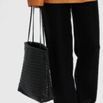 Lilou Woven Leather Shoulder Bag Thumbnail 4