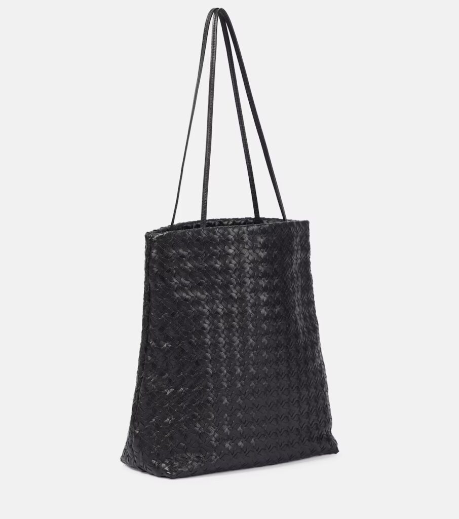 Lilou Woven Leather Shoulder Bag Full Size Image 6