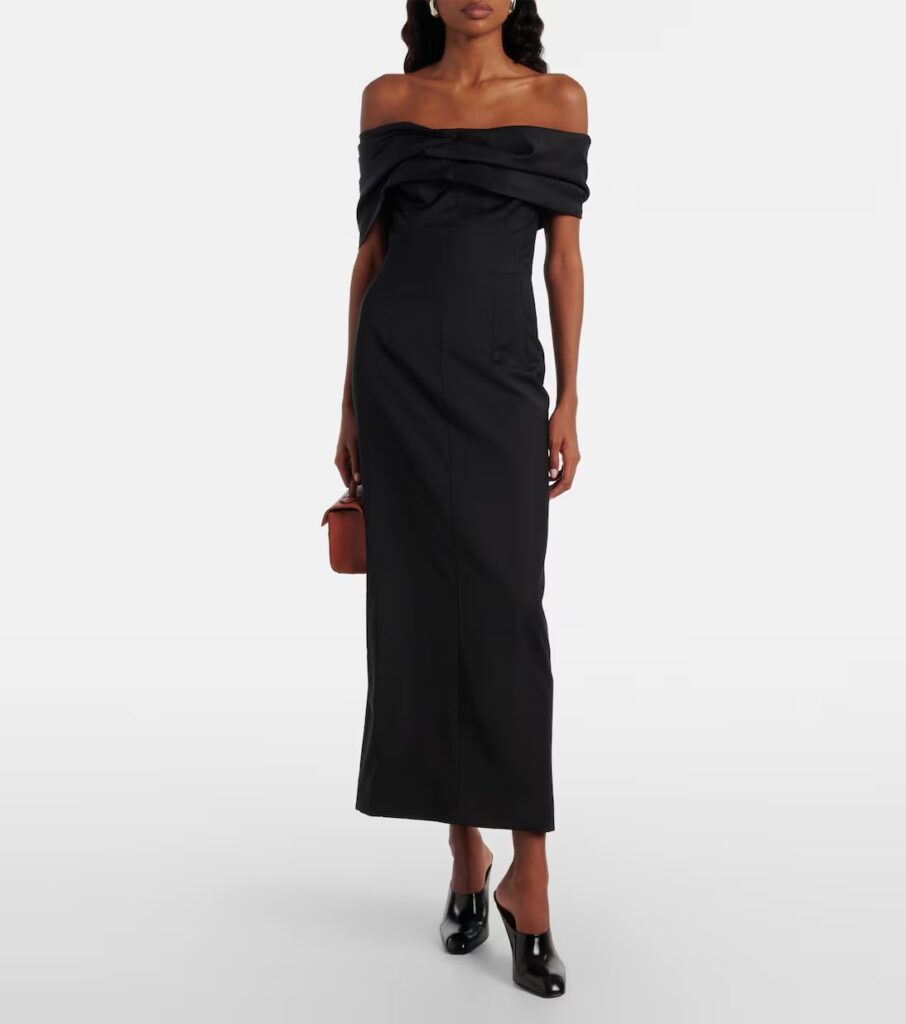 Perrine Wool Maxi Dress Full Size Image 1