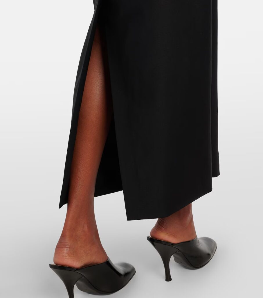 Perrine Wool Maxi Dress Full Size Image 3