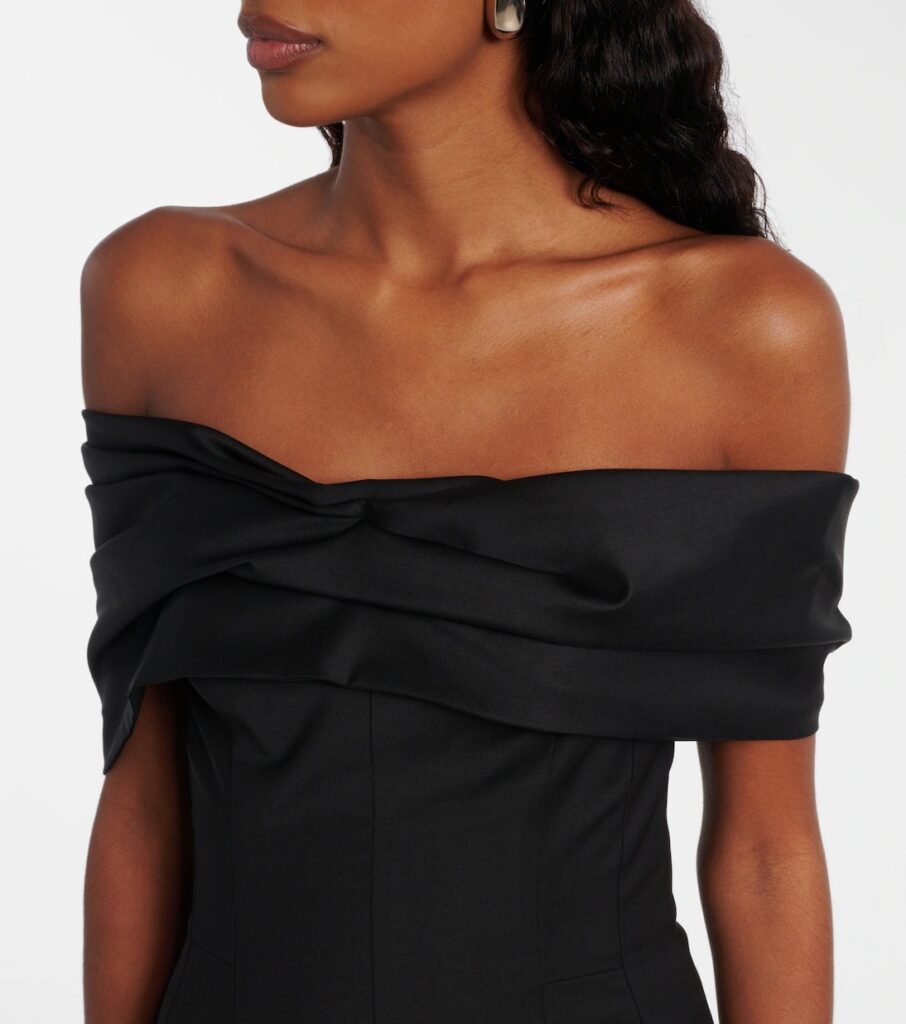 Perrine Wool Maxi Dress Full Size Image 4