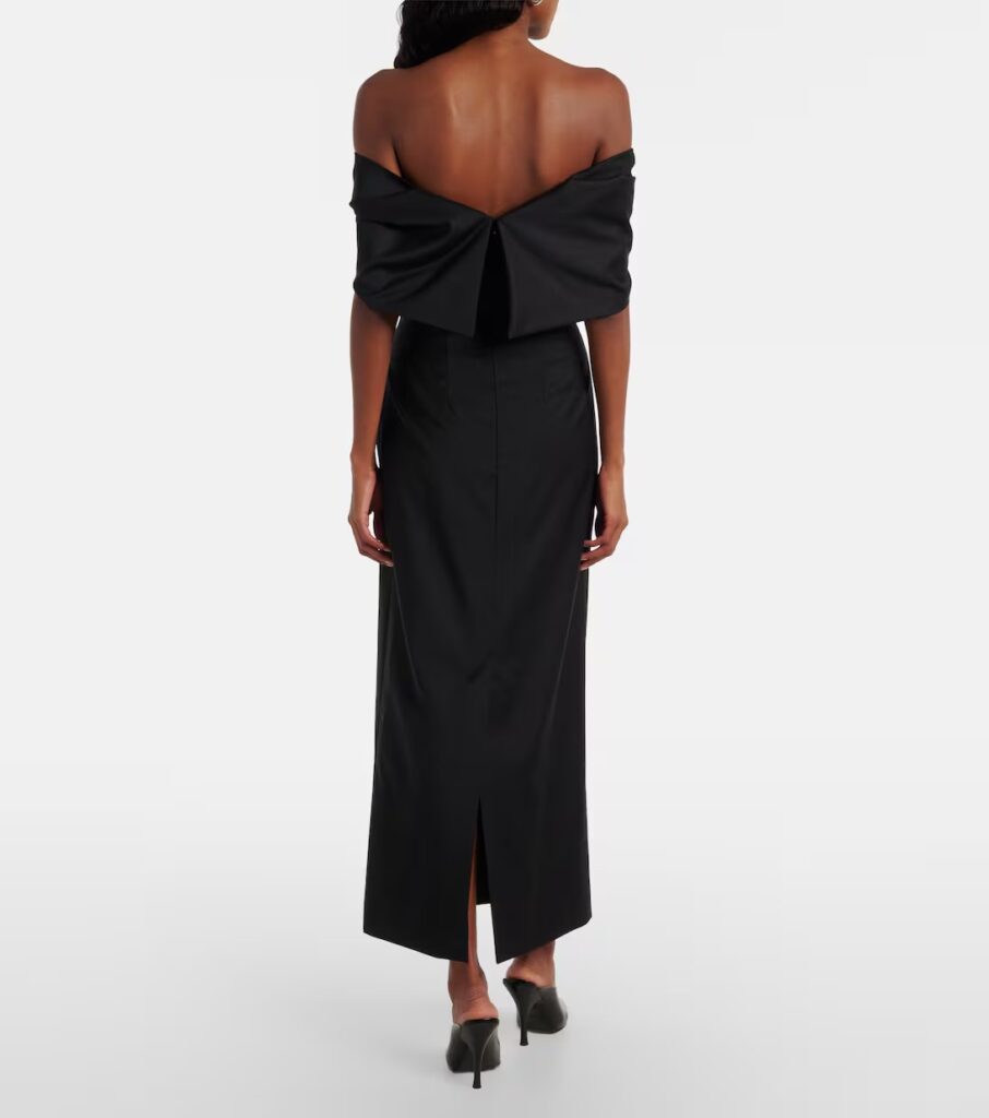 Perrine Wool Maxi Dress Full Size Image 2