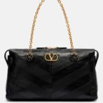 Growl Medium Quilted Leather Tote Bag Thumbnail 1