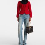 Growl Medium Quilted Leather Tote Bag Thumbnail 3