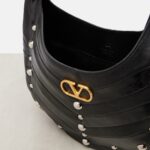 Medium Studded Leather Shoulder Bag Thumbnail 4