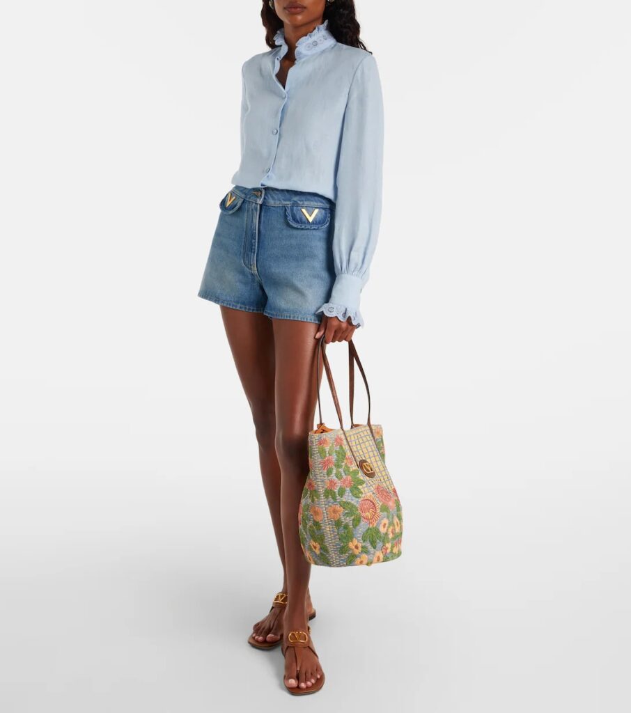 Panier De Fleurs VLogo Tote Bag Full Size Image 6