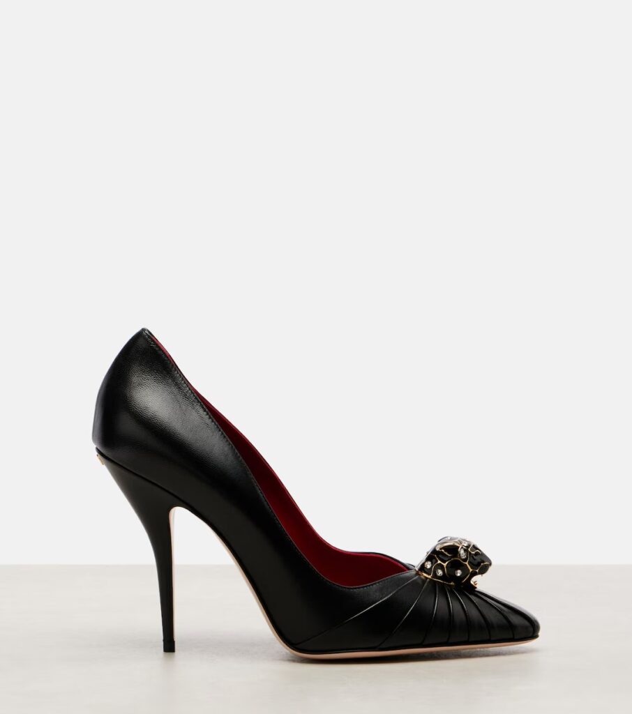 Pas De Chat 105 Leather Pumps Full Size Image 1