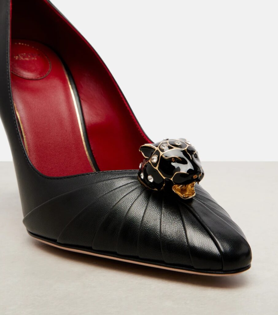 Pas De Chat 105 Leather Pumps Full Size Image 2