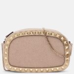 Rockstud VLogo Mini Canvas Shoulder Bag Thumbnail 1