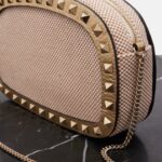 Rockstud VLogo Mini Canvas Shoulder Bag Thumbnail 6