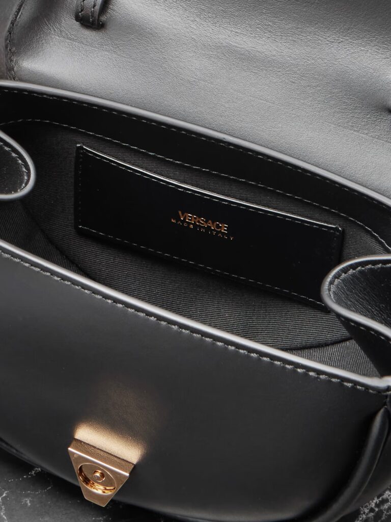 Virtus Small Studded Leather Shoulder Bag Full Size Image 4