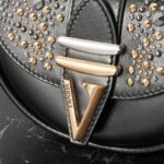 Virtus Small Studded Leather Shoulder Bag Thumbnail 5