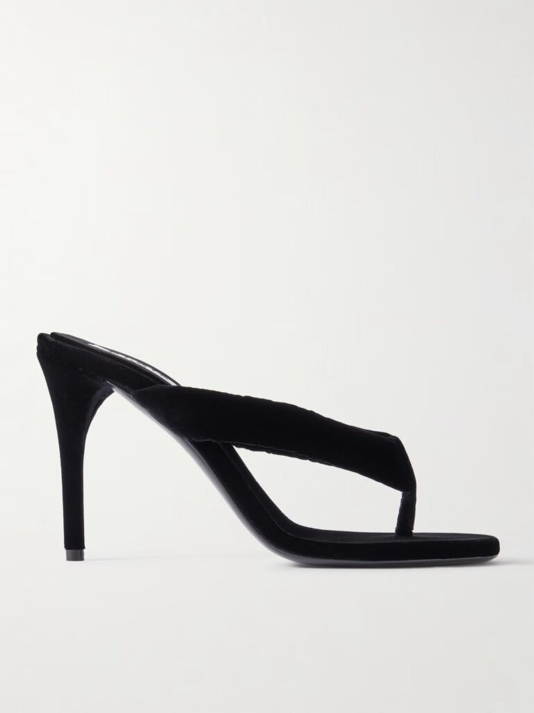 90 Velvet Mules Full Size Image 1