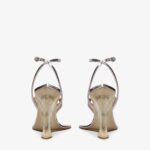 Invisible Tong 90 Metallic Leather Wedge Heels Thumbnail 2