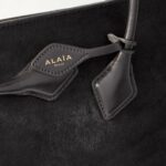 Le Teckel Large Leather-trimmed Calf Hair Tote Thumbnail 3