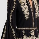 Valencia Placed Floral Tiered Cotton Dress Thumbnail 3