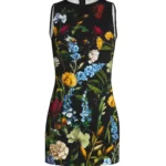 Wynell Floral Sleeveless Sheath Minidress Thumbnail 5