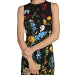 Wynell Floral Sleeveless Sheath Minidress Thumbnail 3