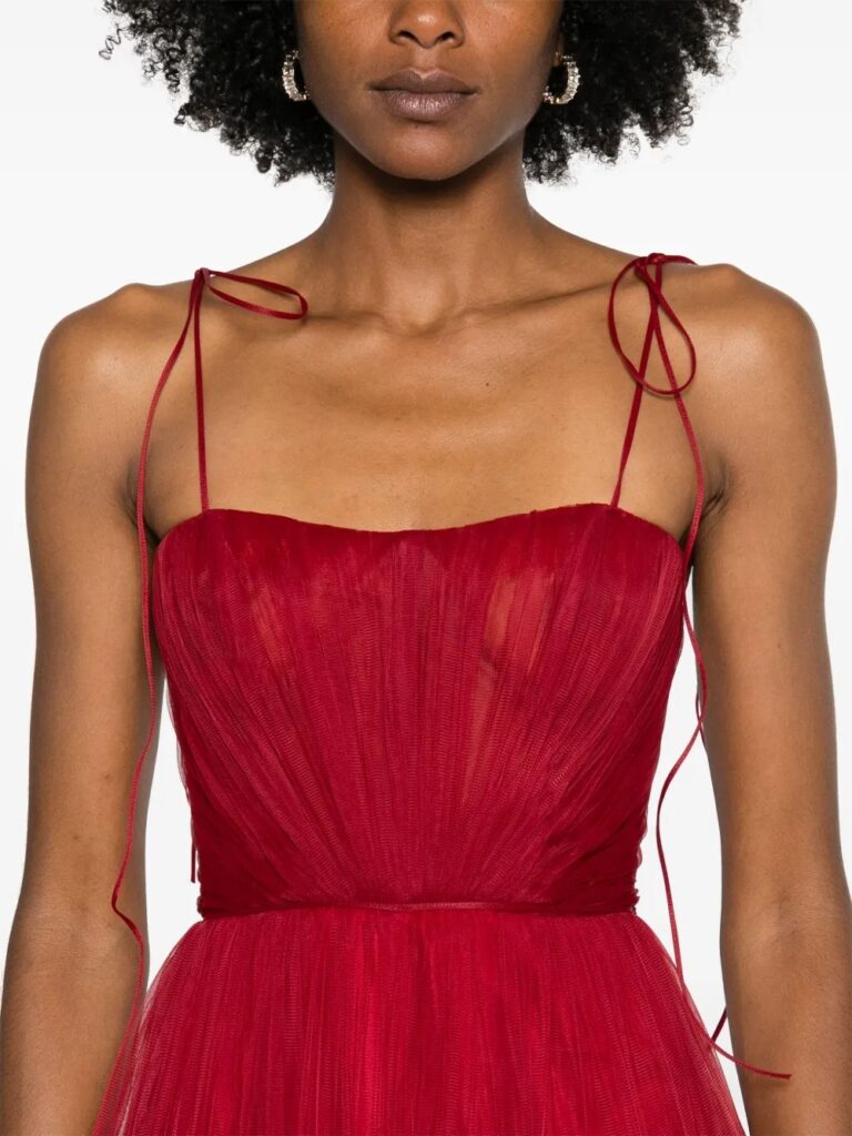 Tulle Maxi Dress Full Size Image 5