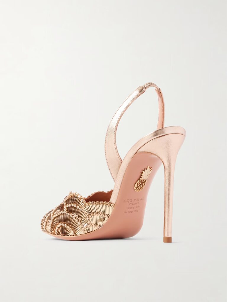 Ce Soir 105 Embellished Leather Sandals Full Size Image 2