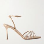 Tell Me Crystal-embellished Leather Sandals Thumbnail 1