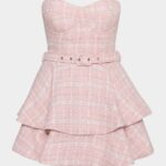 Belted Tweed Dress Thumbnail 5