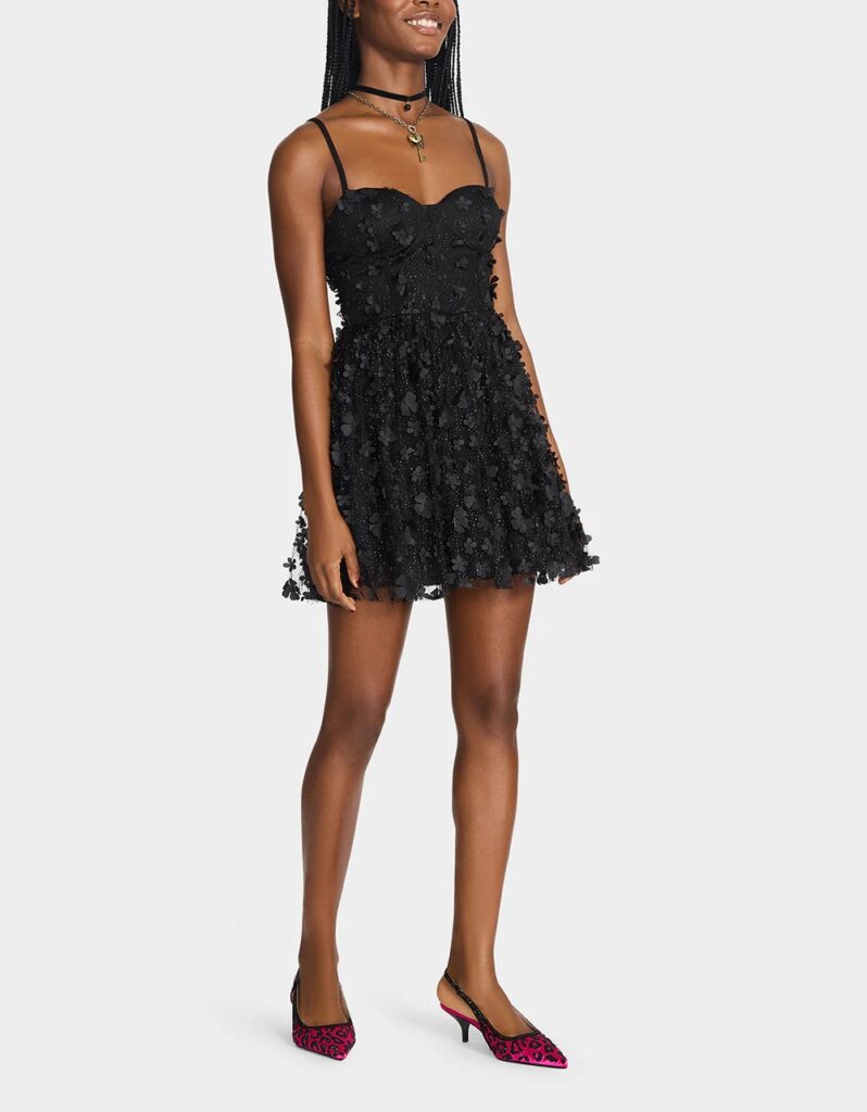 Midnight Bloom Dress Full Size Image 5