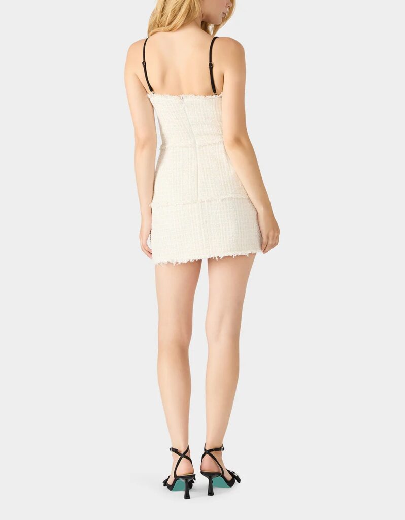 Tweed Combo Dress Full Size Image 2