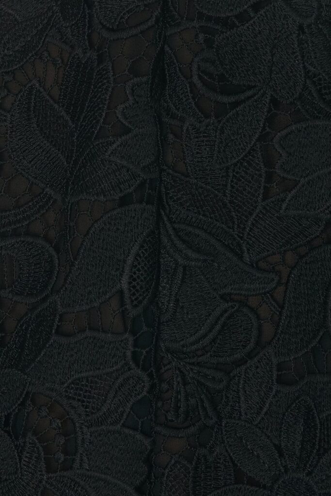 Macrame Lace Mini Dress Full Size Image 2