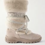Alta Badia Shearling and Suede Ankle Boots Thumbnail 1