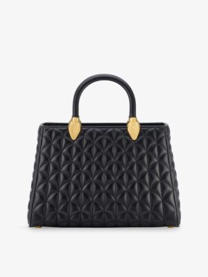 BVLGARI Serpentine Day Duo Leather Top Handle Bag