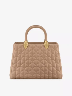 BVLGARI Serpentine Day Duo Leather Top Handle Bag