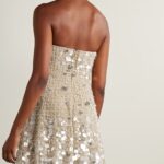 Strapless Embellished Tulle Mini Dress Thumbnail 3