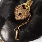 Château Treasures Patchwork Suede and Leather Shoulder Bag Thumbnail 3