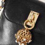 Château Treasures Embellished Textured-leather Shoulder Bag Thumbnail 2