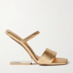 Rene Metallic Leather Sandals Thumbnail 1