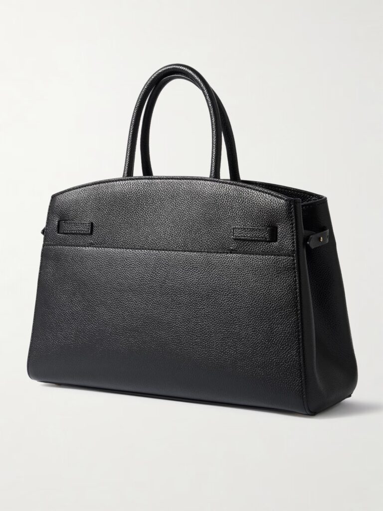 The Hudson Textured-leather Tote Full Size Image 4