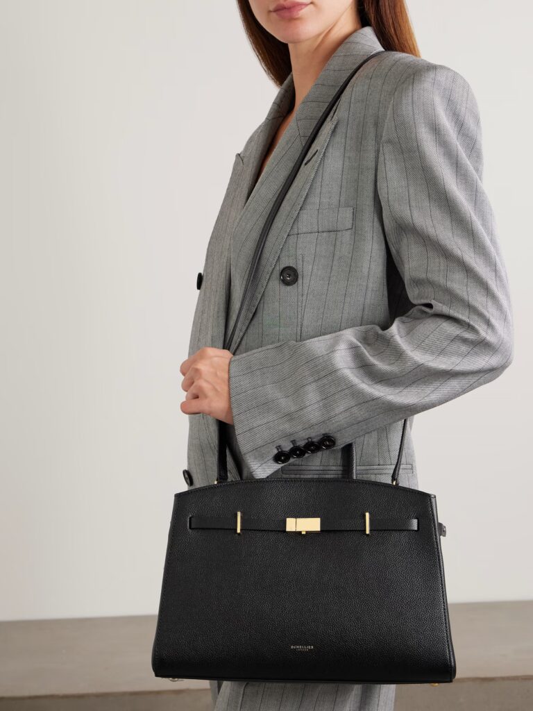 The Hudson Textured-leather Tote Full Size Image 5