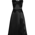 Lace-embellished Satin Dress Thumbnail 3