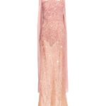 Bead-embroidered Strapless Maxi Dress Thumbnail 4