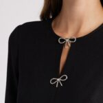 Bow Embellished A-Line Dress Thumbnail 3