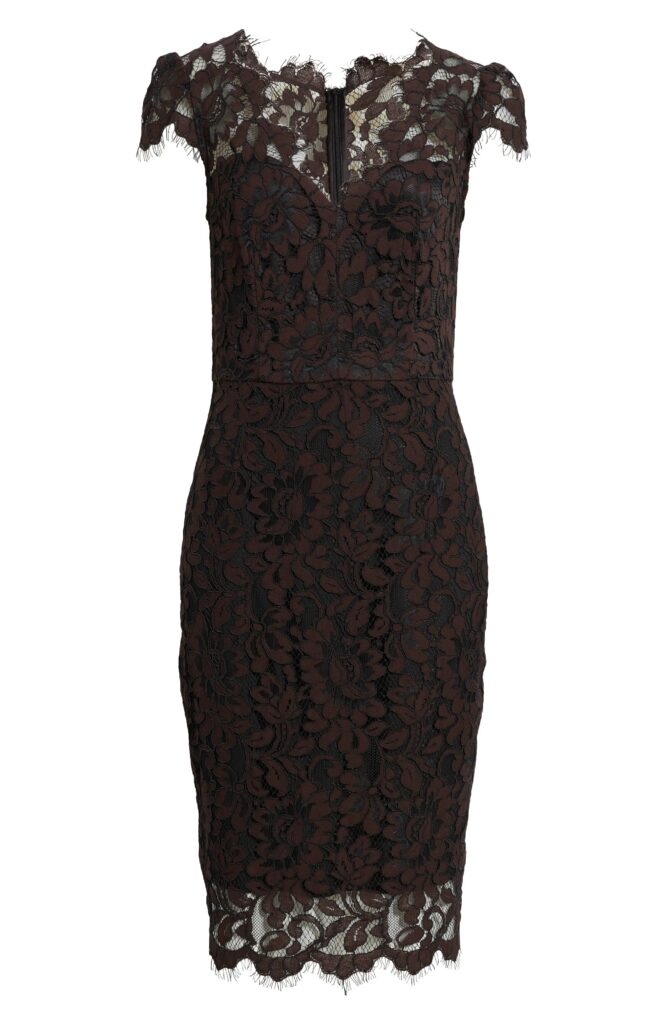 Lace Sheath Dress Full Size Image 2