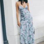 Elea Ruffle Maxi Dress Thumbnail 1