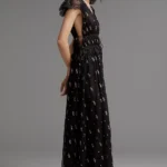 Poppy Plunge Lace Maxi Dress Thumbnail 3