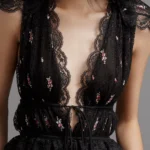 Poppy Plunge Lace Maxi Dress Thumbnail 4