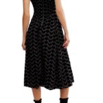 Freya Burnout Velvet Midi Dress Thumbnail 2