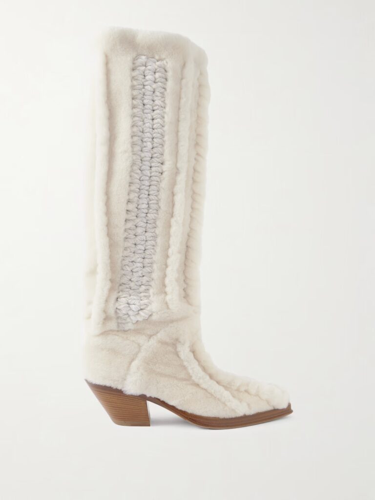 Shearling Boots Full Size Image 1