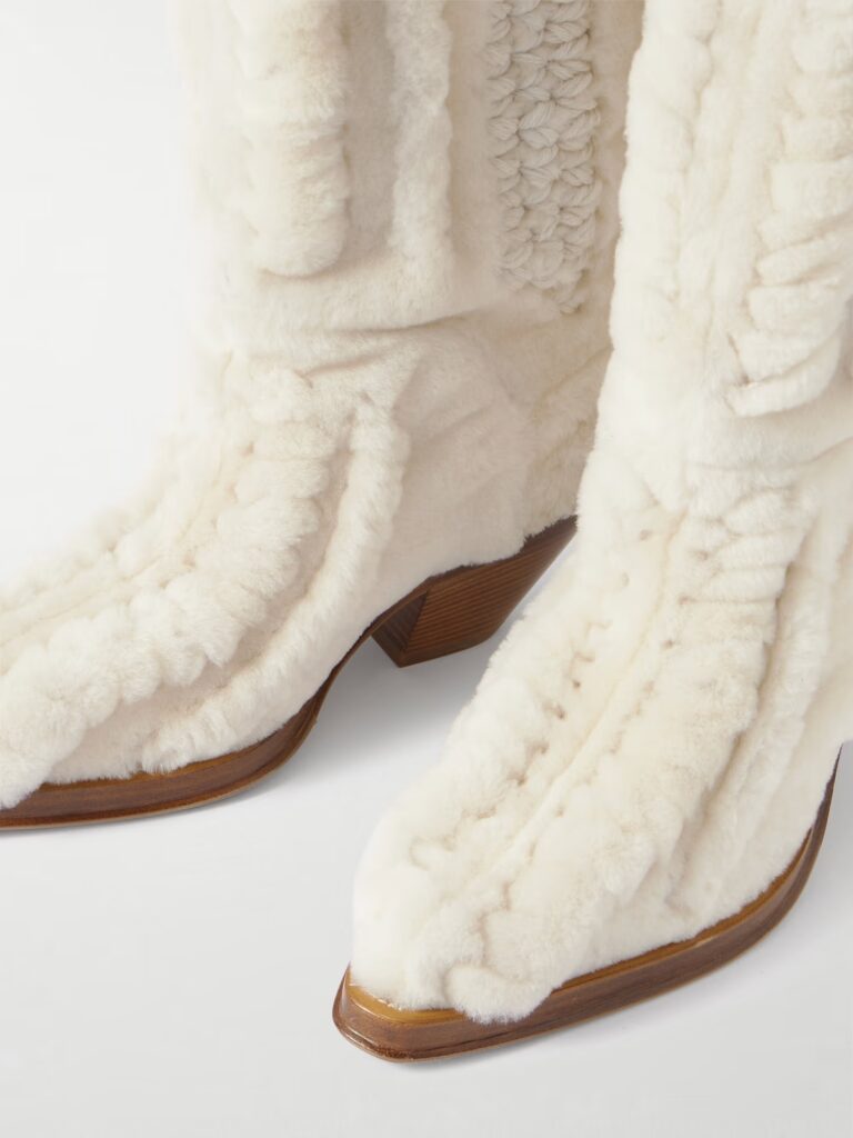 Shearling Boots Full Size Image 4
