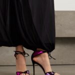 105 Suede-trimmed Mirrored-leather Sandals Thumbnail 3