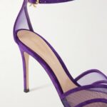 95 Suede-trimmed Mesh Sandals Thumbnail 2